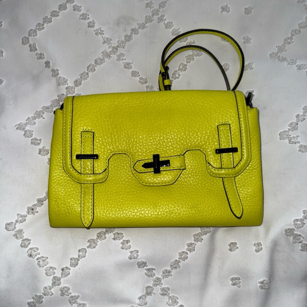 Highlighter Yellow Bright Rebecca Minkoff crossbody - Picture 10 of 10